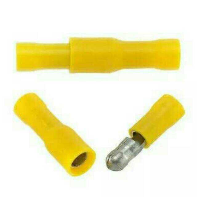Jual Crimp Connectors, terminal konektor penyambung Kabel Kuning ...