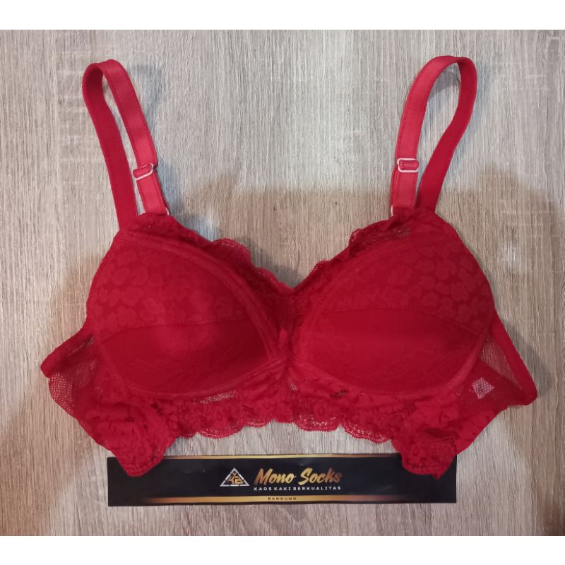 Jual [KHUSUS MERAH] BH BANDUNG FULL RENDA,BH BANDUNG FULL BRUKAT,BRA ...