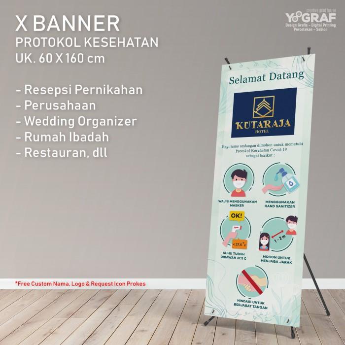 Jual Banner / X Banner Prokes Resepsi Pernikahan 60X160Cm | Shopee