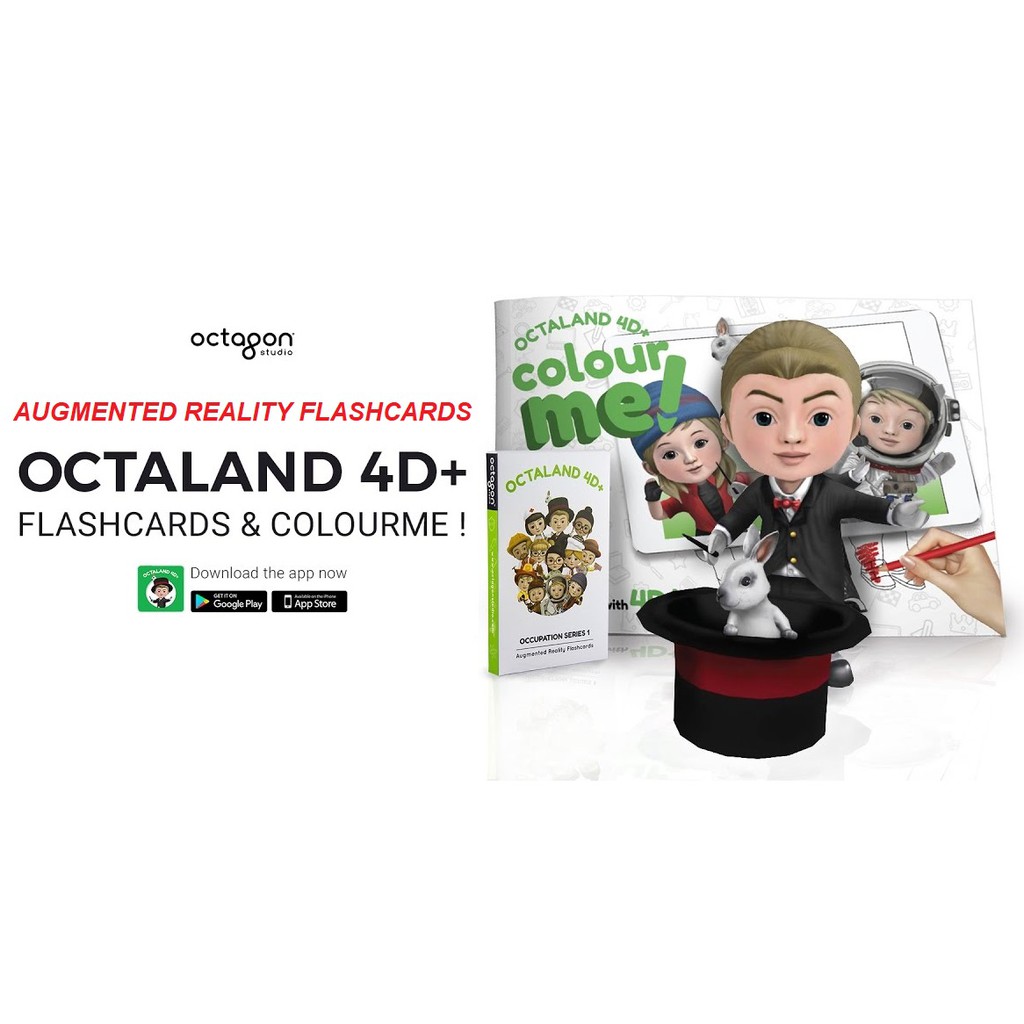 Jual Kartu Octaland 4D+ Augmented Reality Flashcards ( Octagon Studio ...