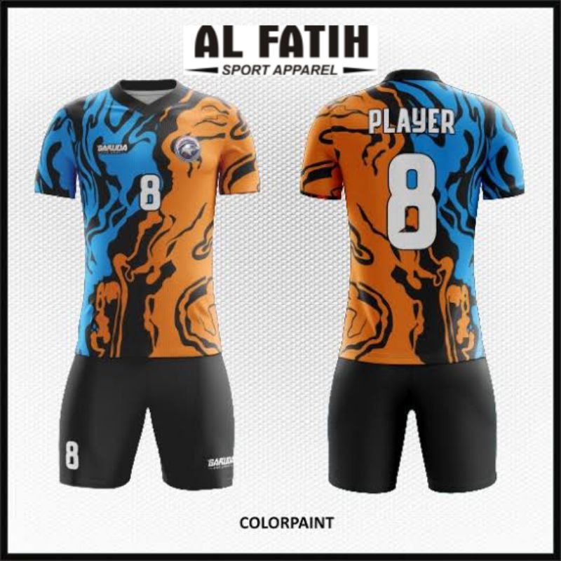 Jual Jersey Printing Custom Desain Sepak Bola Futsal Volly Ball ...