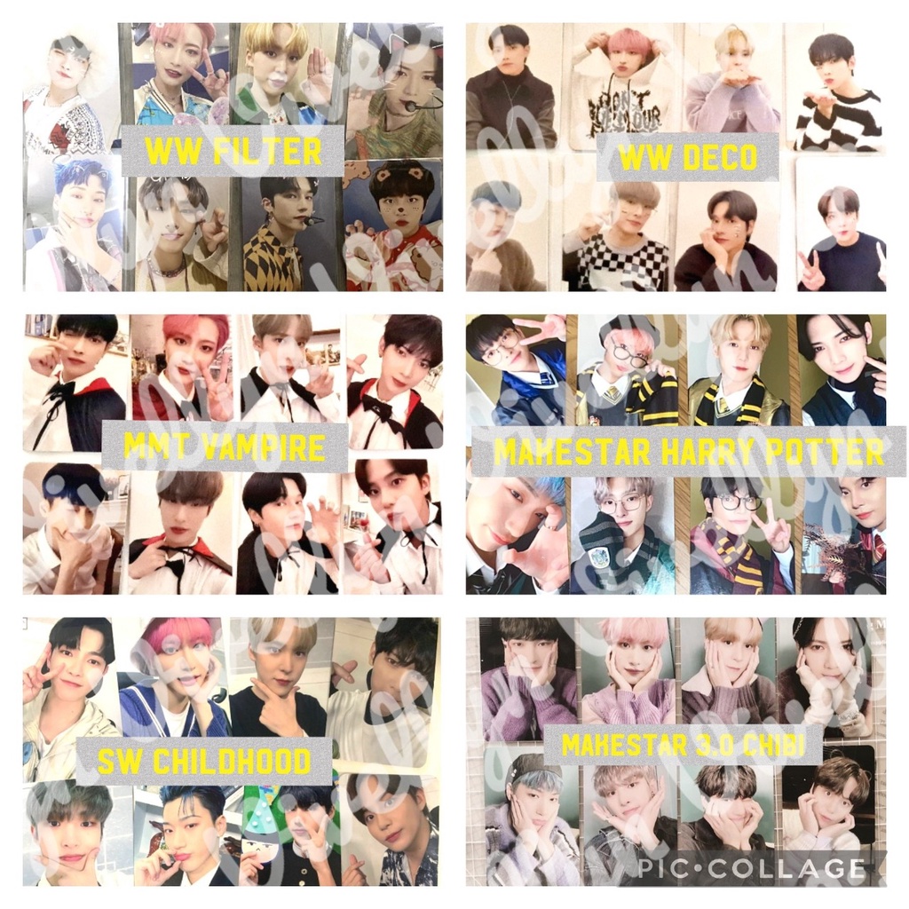 Jual PC ATeez fever pt 3 Wonderwall WW filter, deco, MMT Vampire