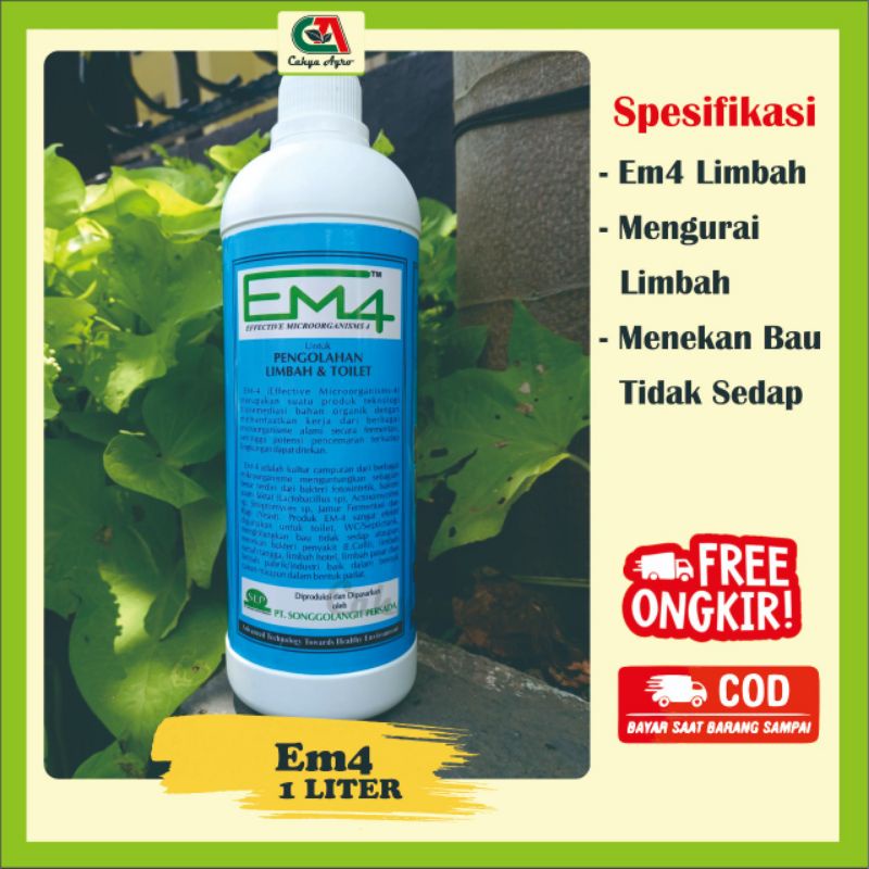 Jual EM4 Pengolahan Limbah Toilet 1 Liter | Shopee Indonesia