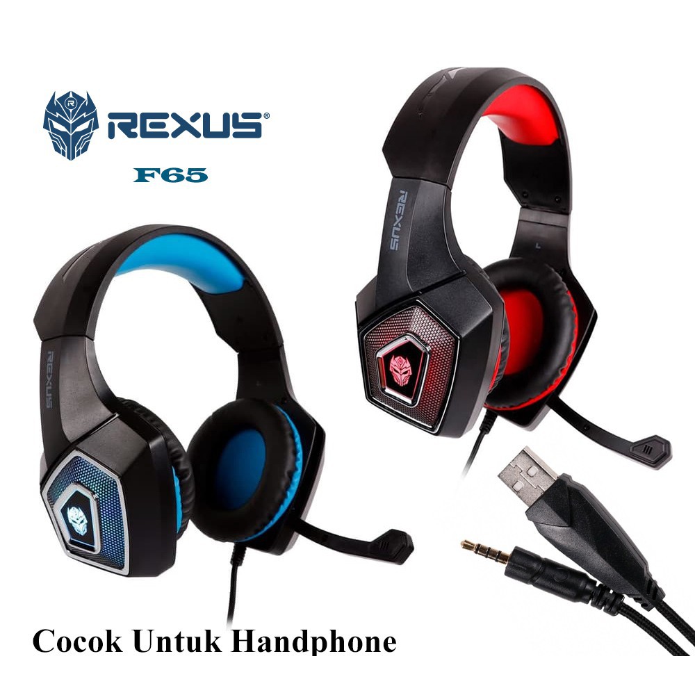 Jual Rexus Vonix F65 Professional Gaming Headset Series | Shopee Indonesia