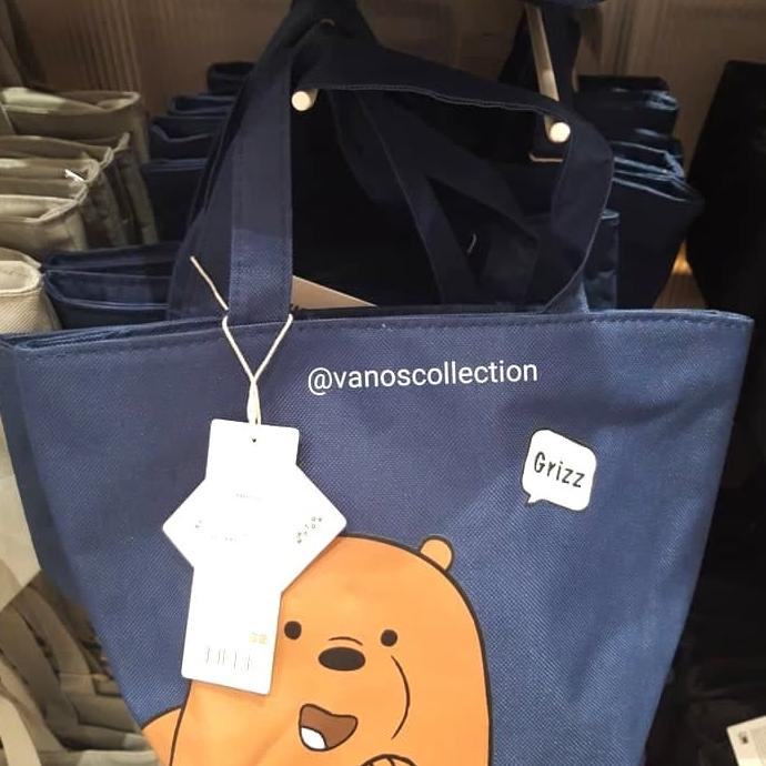 Jual Miniso We Bare Bears Lunch Bag Tas We Bare Bears Shopee Indonesia