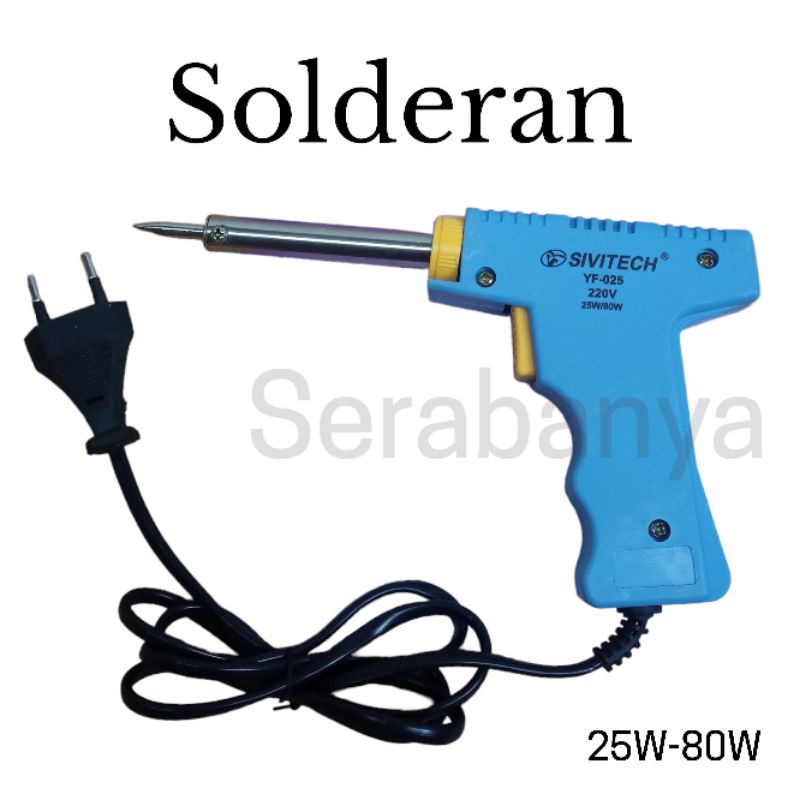 Jual Solder Listrik Model Pistol Watt Watt Sivitech Solderan