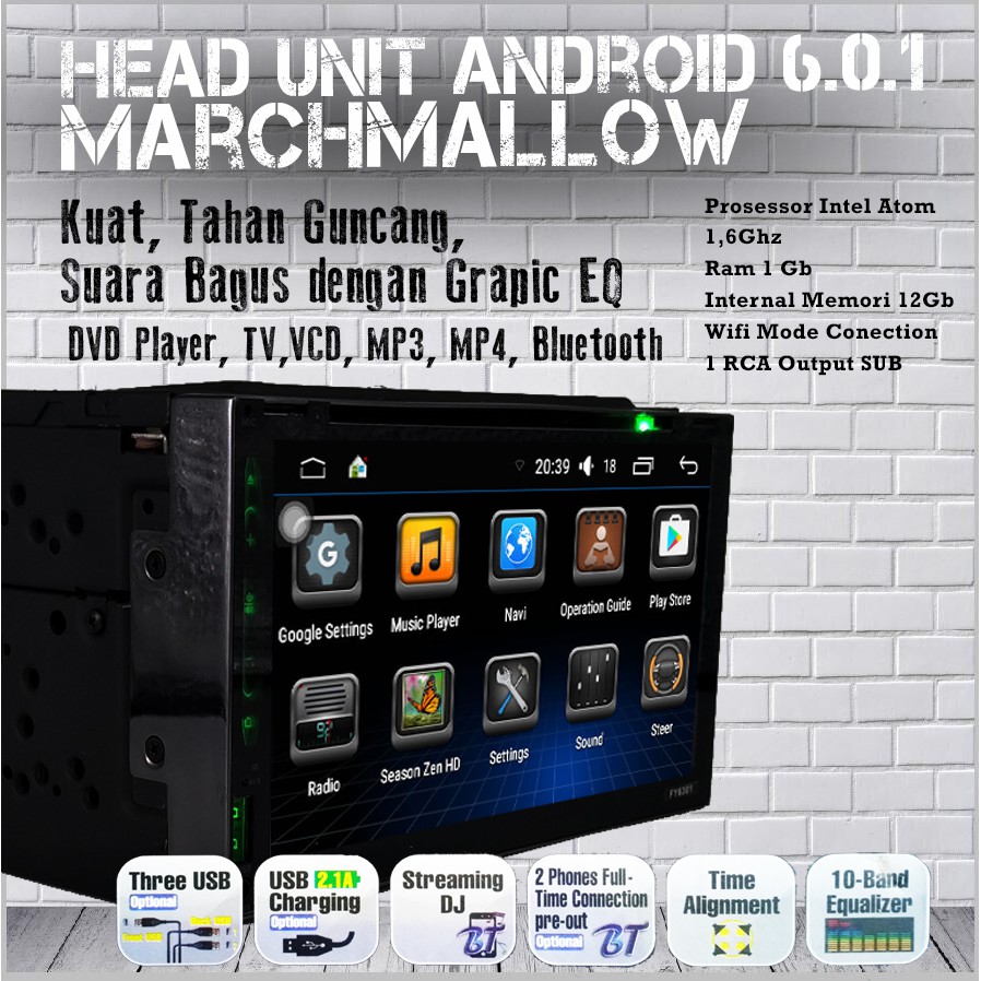 Jual Head Unit TV Mobil Android versi 6.1.1 best product | Shopee Indonesia
