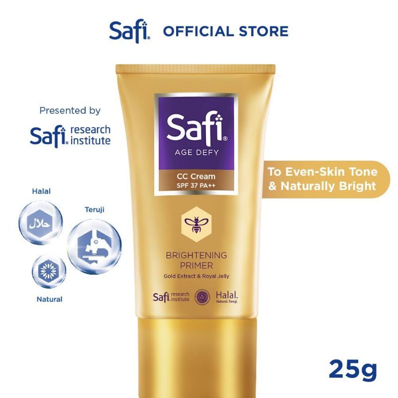 Jual (Original 100%) Safi Age Defy CC Cream Spf 37 PA++ 25g / Safi CC ...