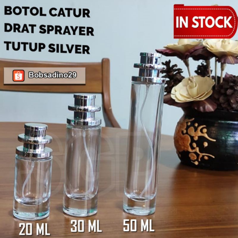 Jual Botol kaca model catur/20ml | Shopee Indonesia