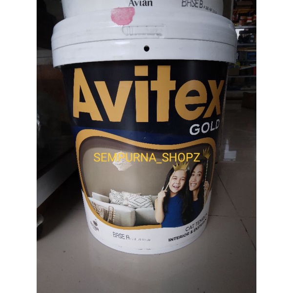 Jual Cat Tembok Interior dan Exterior Avitex Gold 25 kg Mesin tinting