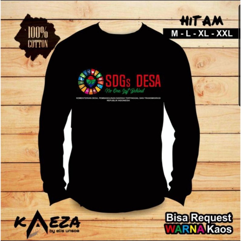 Jual Kaos SDGs Desa Lengan Panjang | Shopee Indonesia