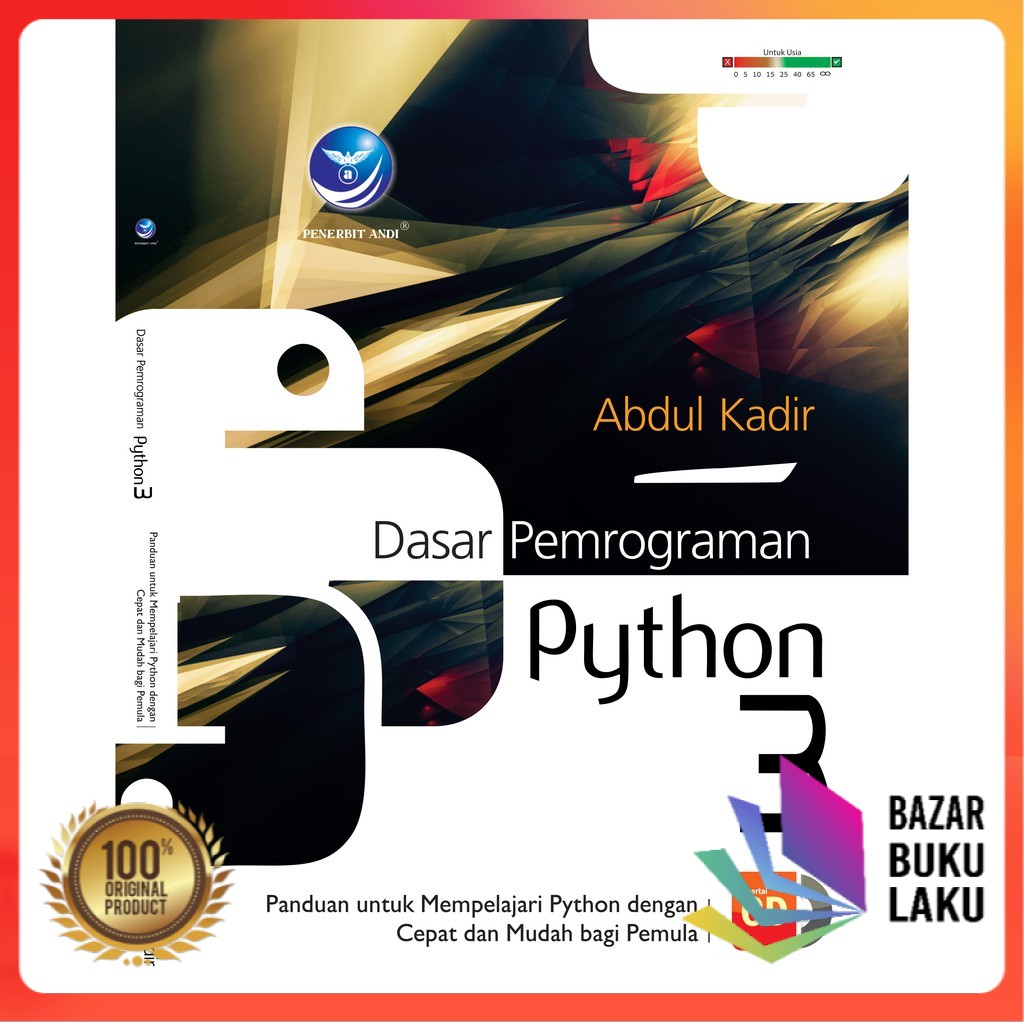 Jual BUKU Dasar Pemrograman Python 3 + Cd | Shopee Indonesia