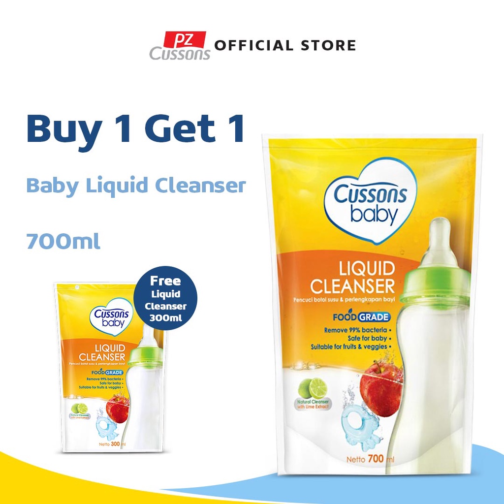 Jual Beli 1 Gratis 1- Cussons Baby Liquid Cleanser - Pembersih Botol ...