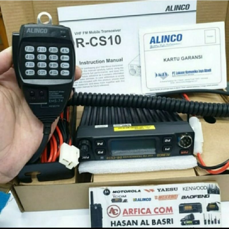 Jual RADIO RIG ALINCO DR-CS10 VHF - RIG MOBILE ALINCO DR CS10 VHF ...