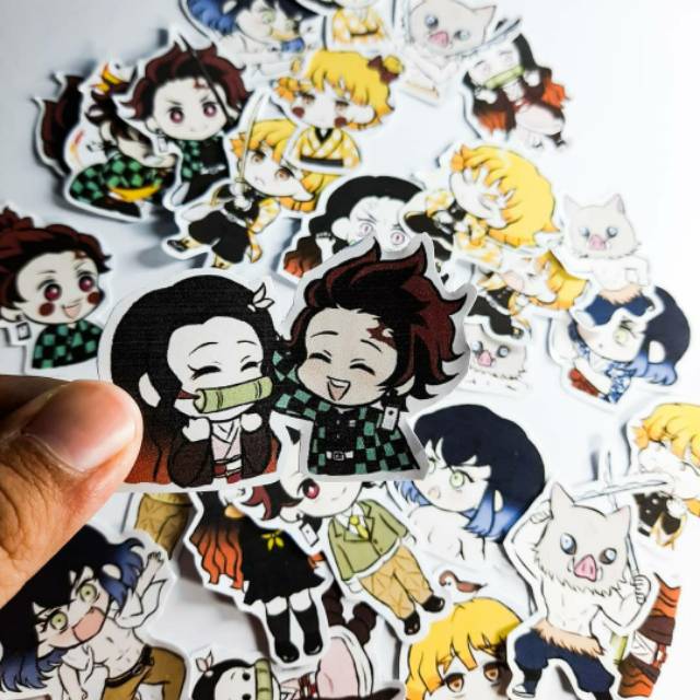 Jual Stiker Kimetsu No Yaiba Stiker Lucu Nezuko Kawai Shopee