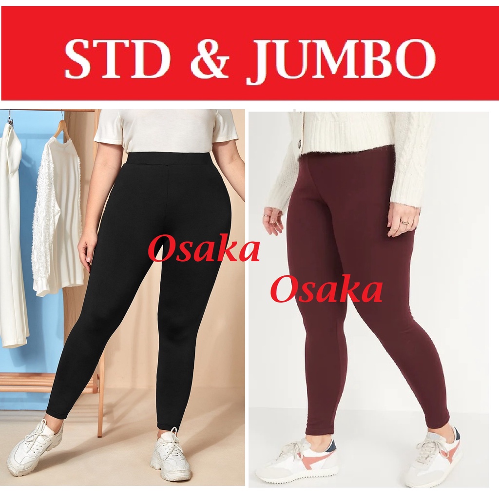 Jual Legging Wanita Size S Sampai JUMBO Bahan Adem Super Stretch ...