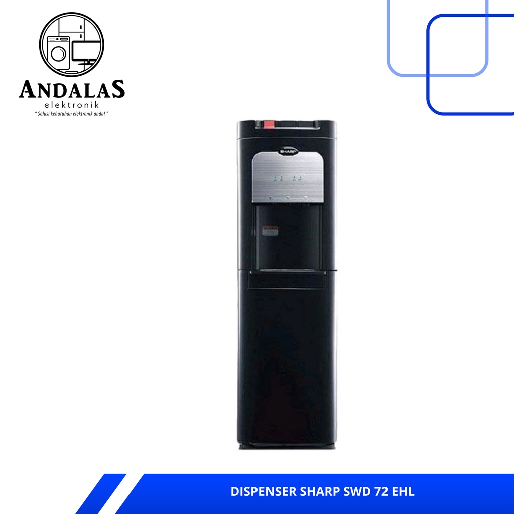 Jual WATER DISPENSER SHARP SWD 72 EHL SWD72EHL HOT & COOL | Shopee ...