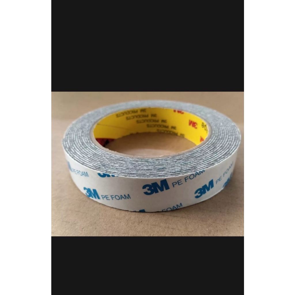 Jual Double tape Putih 3m PE Foam lem super kuat isolasi perekat ...