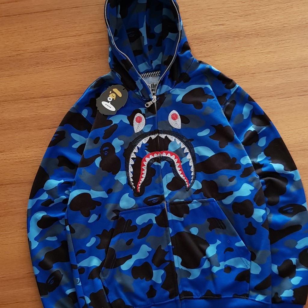 Jaket bape shark camo sale