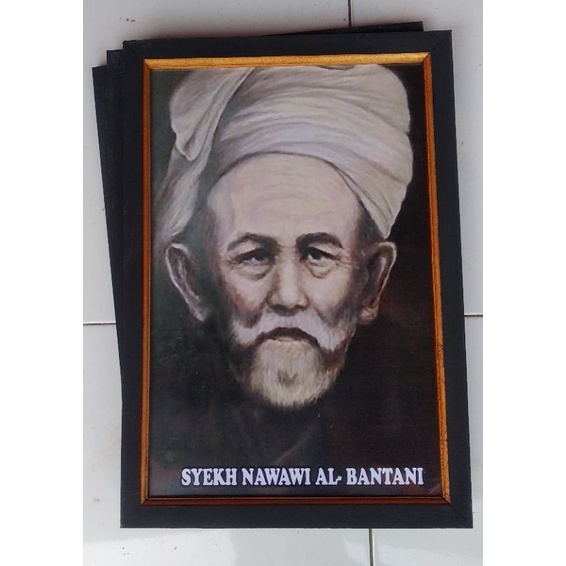 Jual Poster Dinding Kayu Foto Syekh Nawawi Al-Bantani Plus Bingkai ...