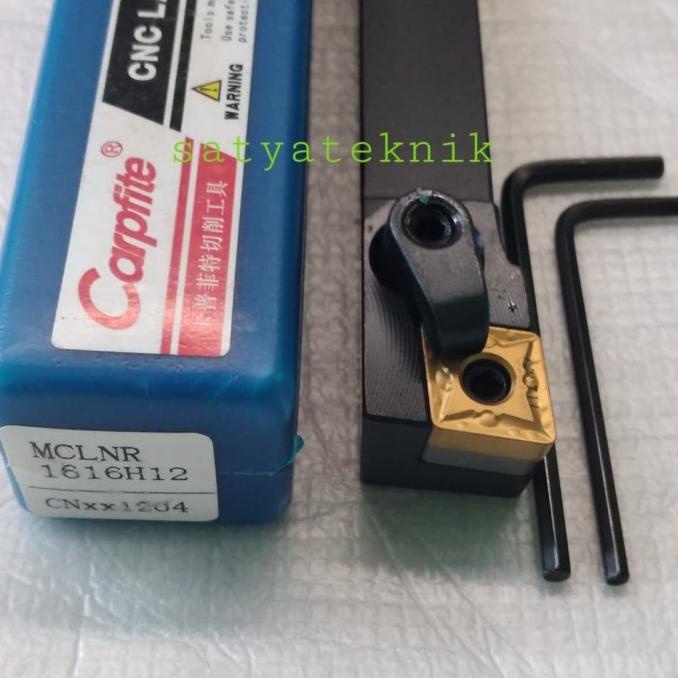 Jual holder bubut MCLNR 1616H12 cocok untuk insert CNMG 1204 | Shopee ...