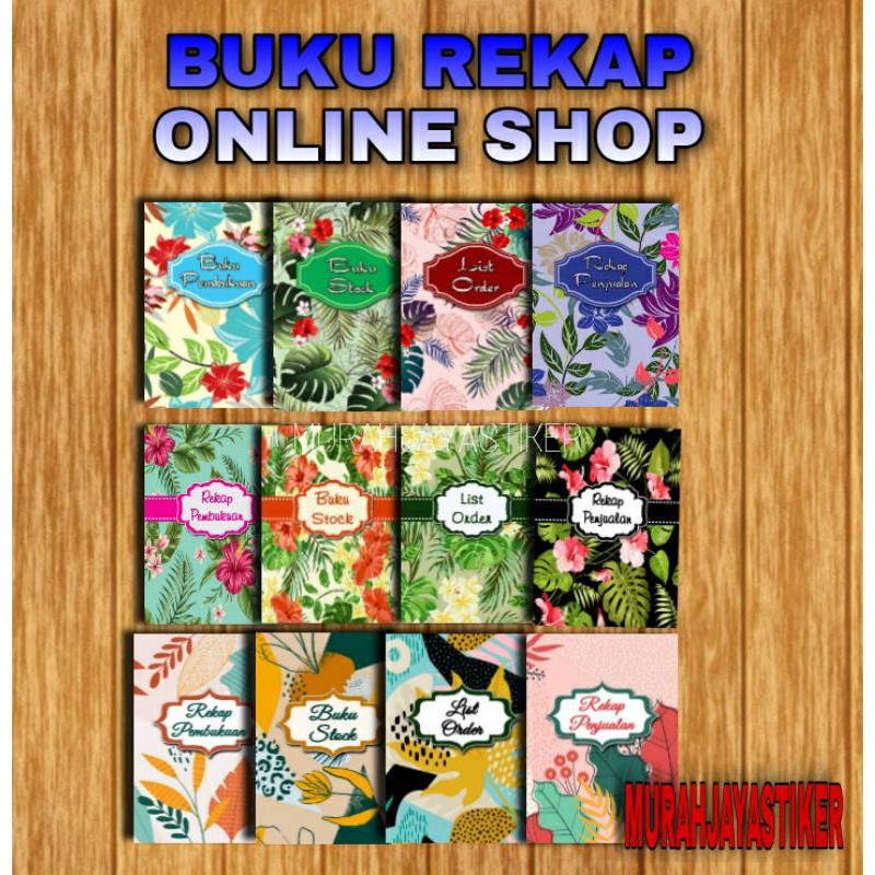 Jual Buku Olshop / Buku Penjualan 1 SET ( 4 Buku ) Pembukuan ...