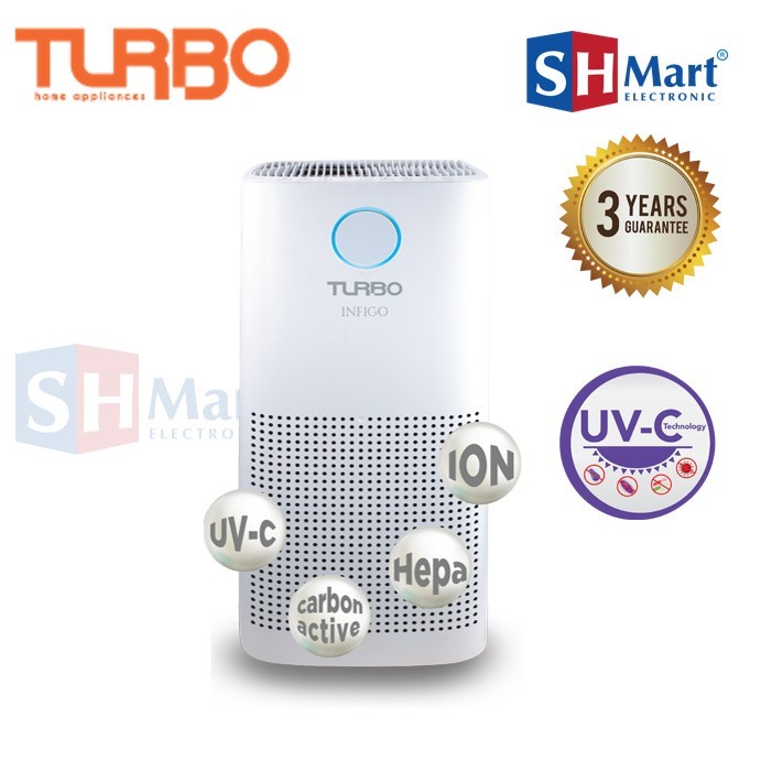 Jual AIR PURIFIER TURBO WITH UV+ HEPA + CARBON EHH2038 60 M2 GARANSI