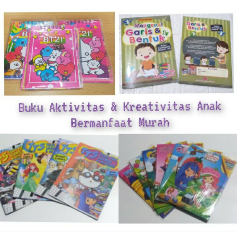 Jual Buku Aktivitas Dan Kreativitas Anak Garis Dan Bentuk Yang ...