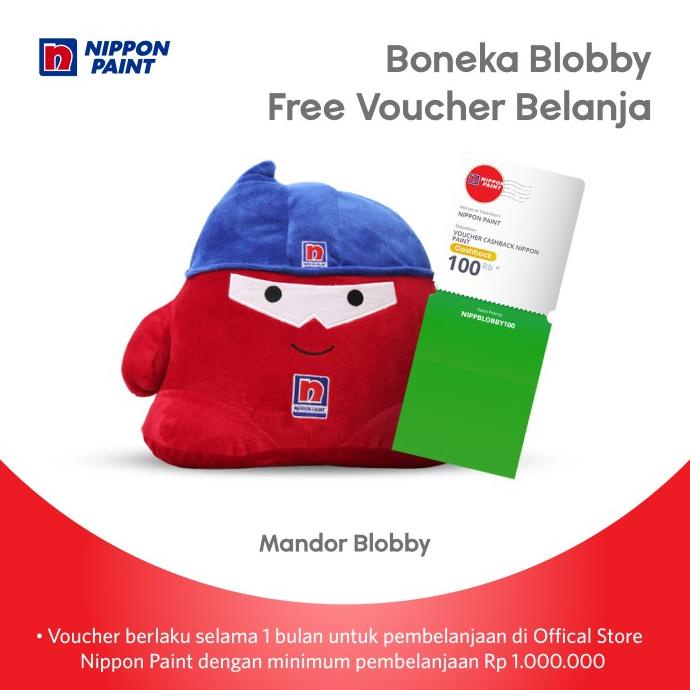Jual BERGARANSI MERCHANDISE BONEKA BLOBBY FREE VOUCHER BELANJA NIPPON