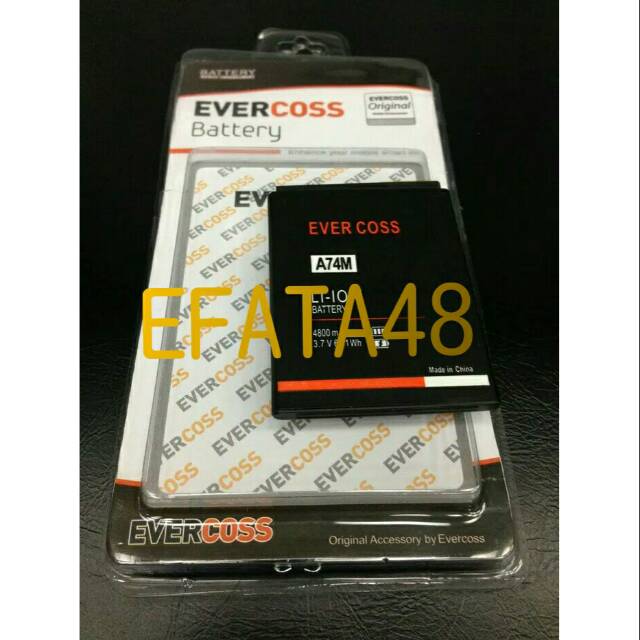 Jual Baterai Cross Evercoss A74M Winner T2 Original Double Power ...