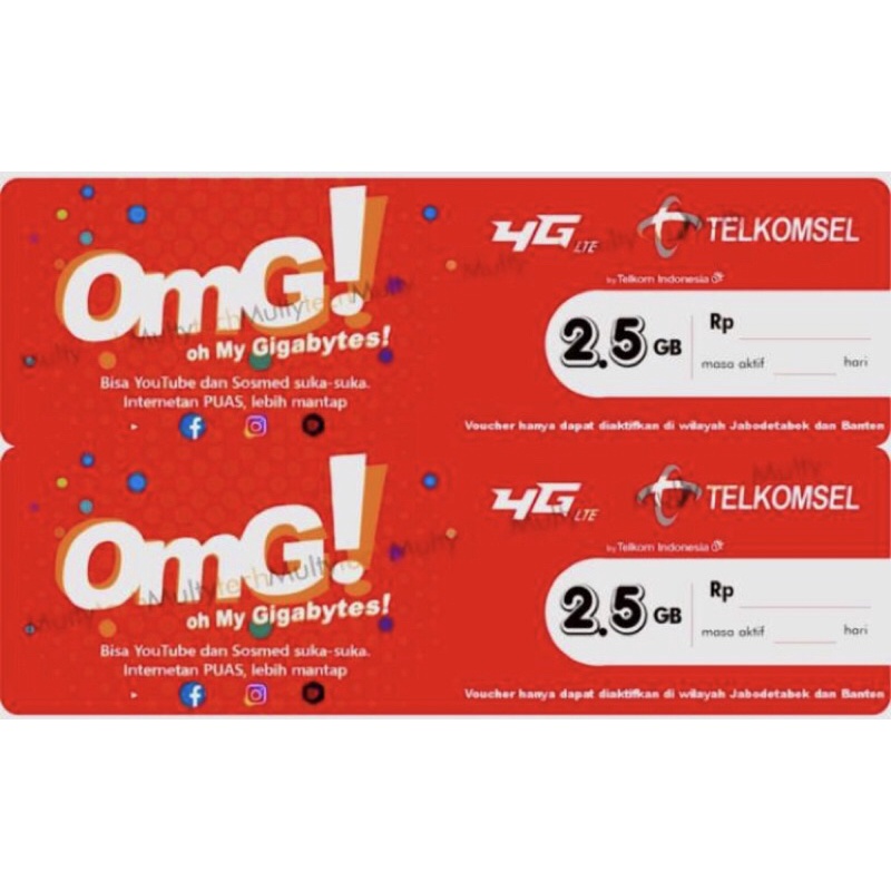 Jual GRATIS ONGKIR vocer Telkomsel 2,5 Gb JATENG DIY.wajib baca