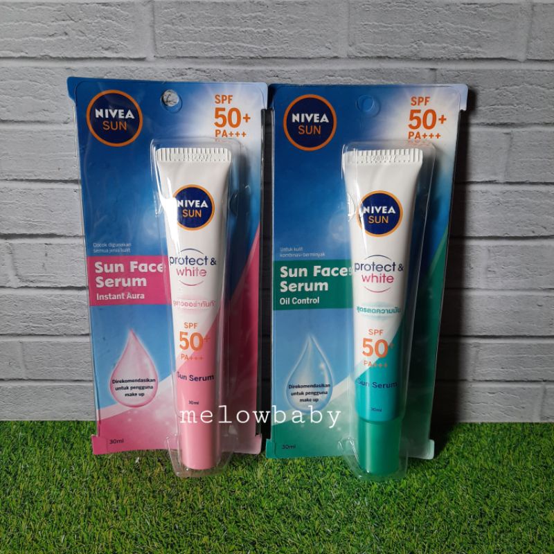 Jual Nivea Sun Face Protection Serum Spf 50 Pa Oil Control Instant Aura 30 Ml Shopee 3725