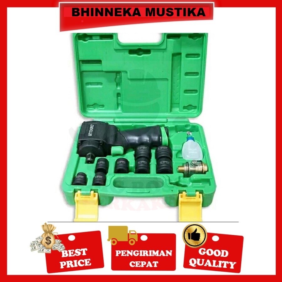 Jual TEKIRO Air Impact Jumbo with stubby Wrench set 12 pcs Shopee Indonesia