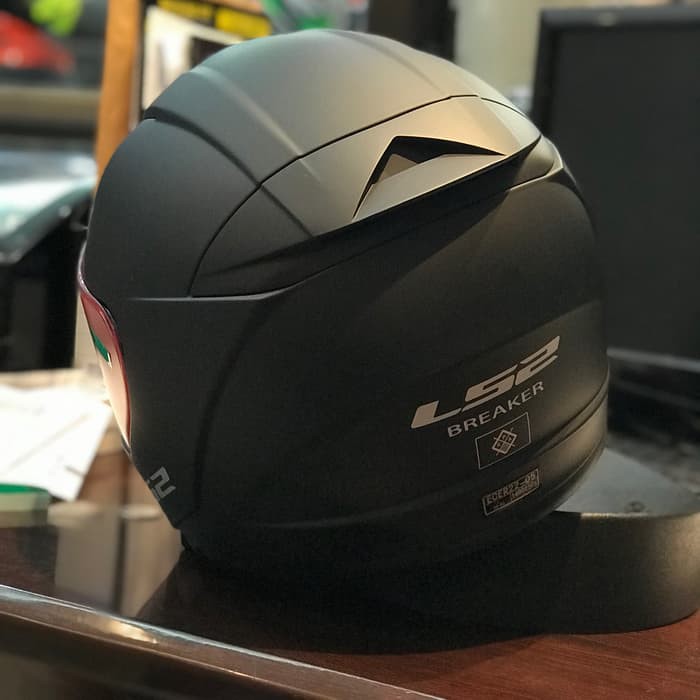 Jual Helm LS2 FF390 Breaker Solid Matt Black | Shopee Indonesia
