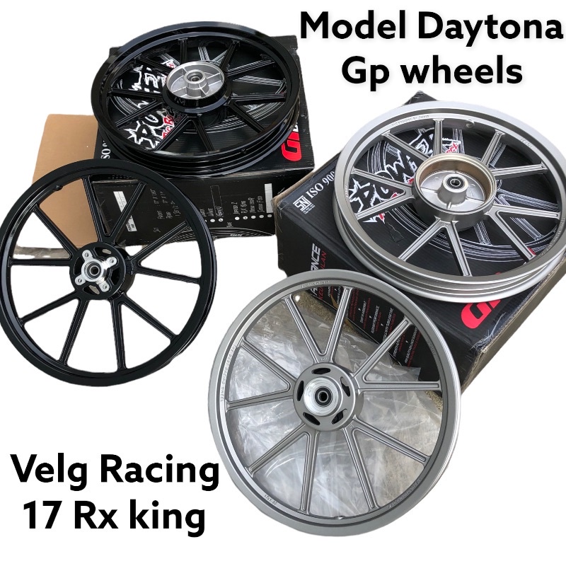 Jual Velg Racing Rx king Ring 17 160/185 model daytona gp wheels ...
