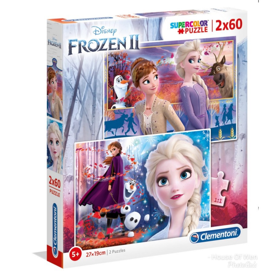 Jual CLEMENTONI DISNEY FROZEN II 2X60 PUZZLE MADE IN ITALY | Shopee ...