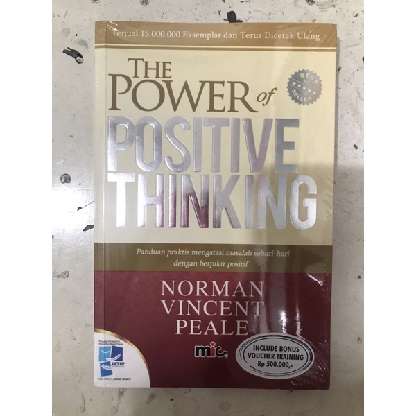 Jual The Power of Positive Thinking Norman Vincent Peale Buku Motivasi ...