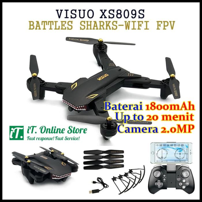 Spesifikasi drone hot sale visuo xs809s