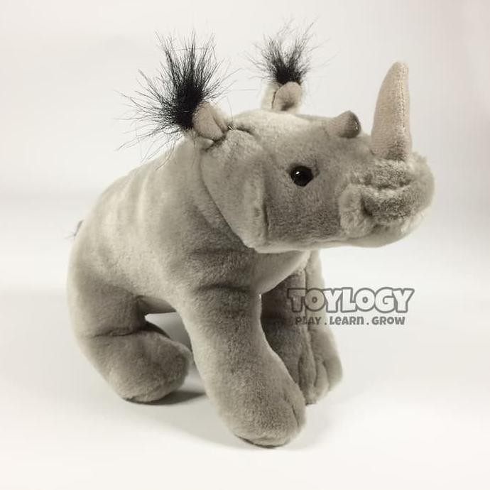 Jual Boneka Badak Bercula Dua ( Two - Horned Rhino Stuffed Animal ) 9 ...