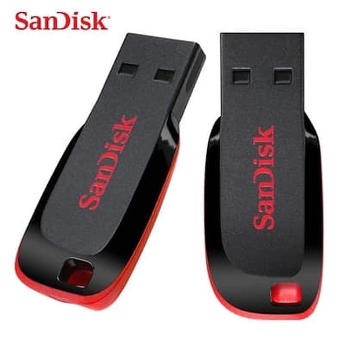 Jual Flasdisk Sandisk Cruzer Blade 8GB 16GB 64Gb 32GB 128GB USB 2.0 ...