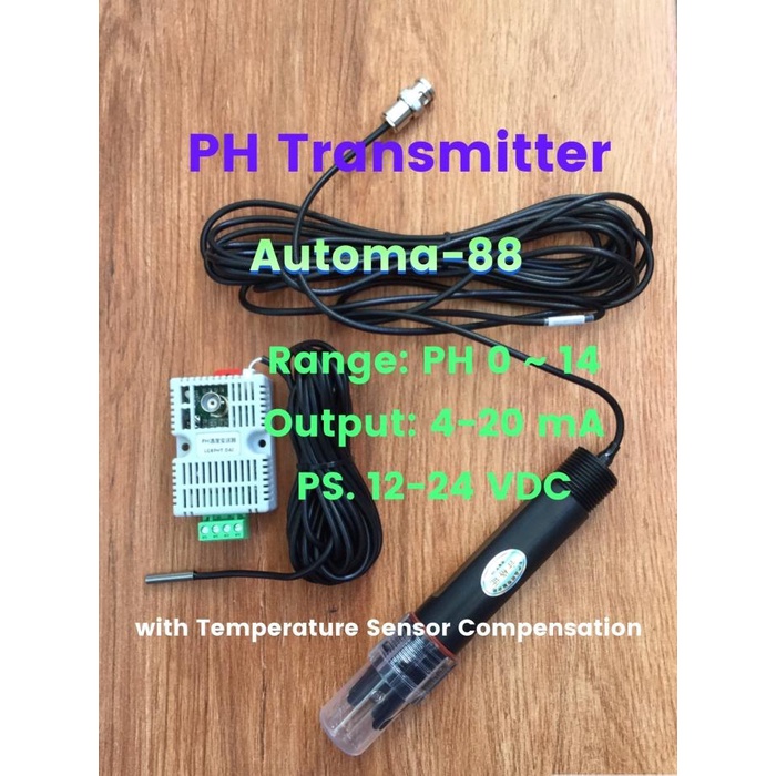 Jual Industrial Ph Transmitter Online Meter 014 Ph Sensor Output 4
