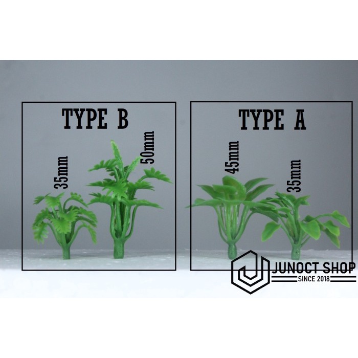 Jual Maket Liar Rumput Semak 35-50mm 2 Model Semak Pohon - Miniature ...
