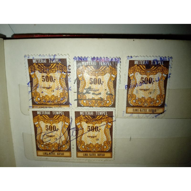 Jual Materai Tempel 500 rupiah | Shopee Indonesia