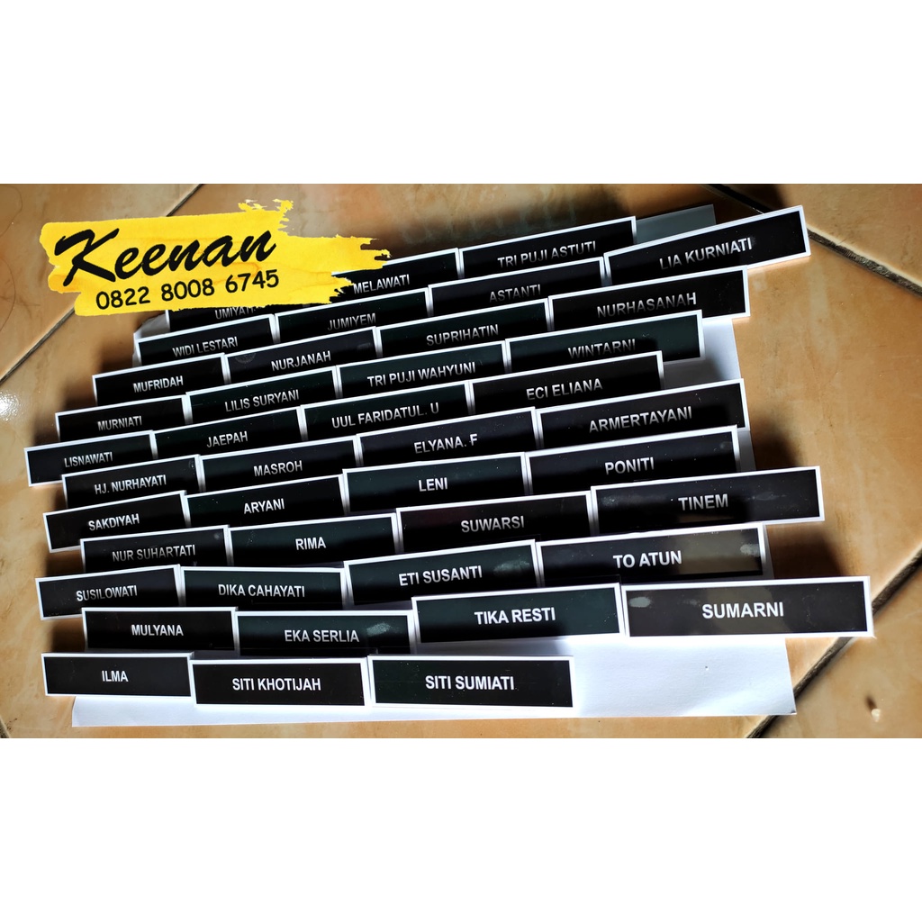 Jual Name Tag Akrilik Resin | Shopee Indonesia