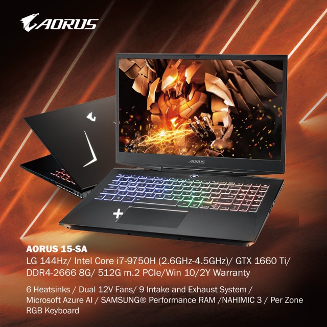 Aorus 15 1660 shops ti