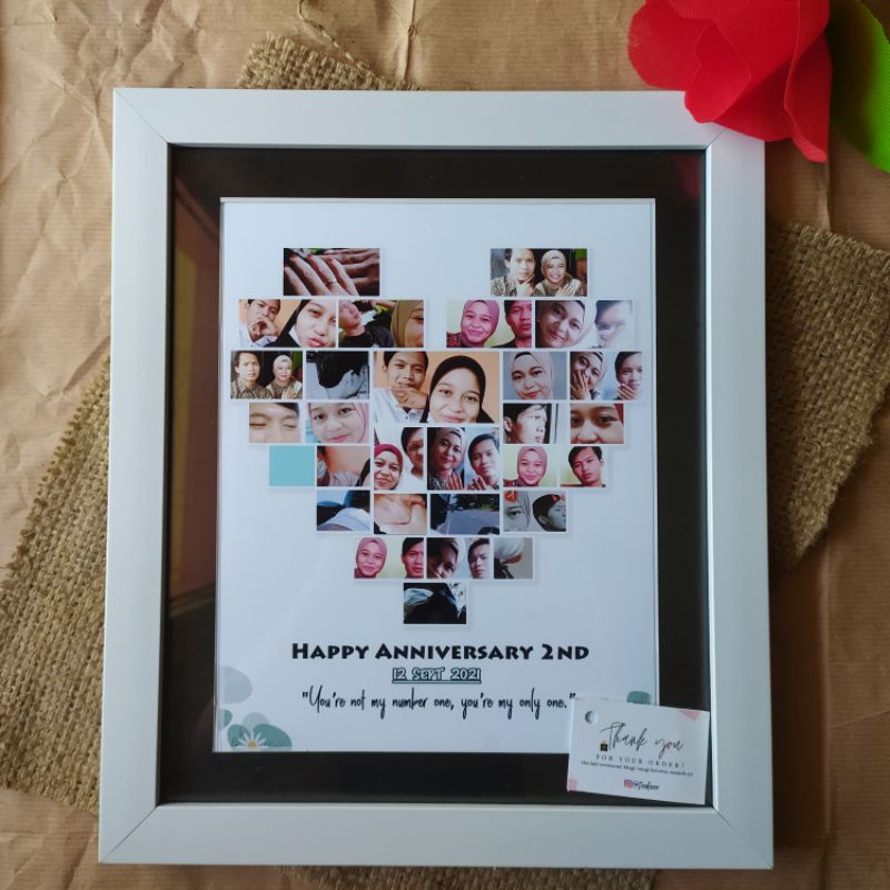 Jual Photo Art/Edit Foto + Frame 10R (Model Kolase) | Shopee Indonesia