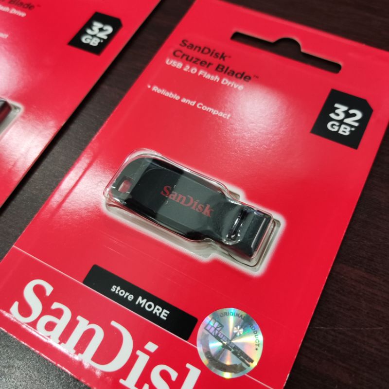 Jual SanDisk Cruzer Blade 32GB CZ50 flashdisk (Original) | Shopee Indonesia