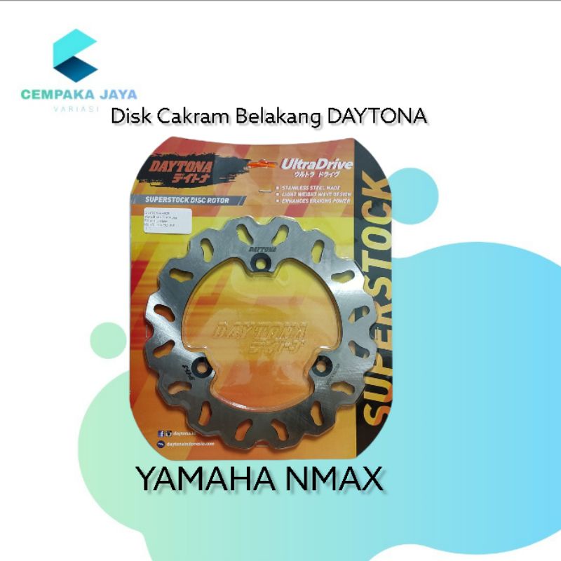 Jual Disk rotor/ cakram depan belakang DAYTONA ORIGINAL NMAX NEW N-MAX ...