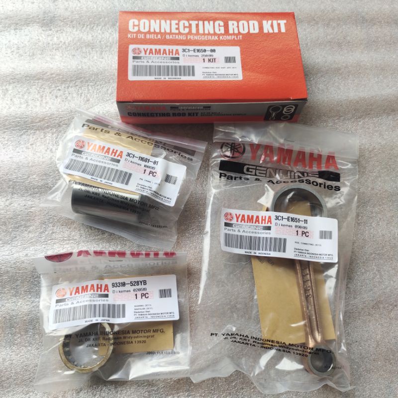 Jual 3C1-E1650-00 CONNECTING ROD ASSY Conrod stang seher komplit Vixion ...