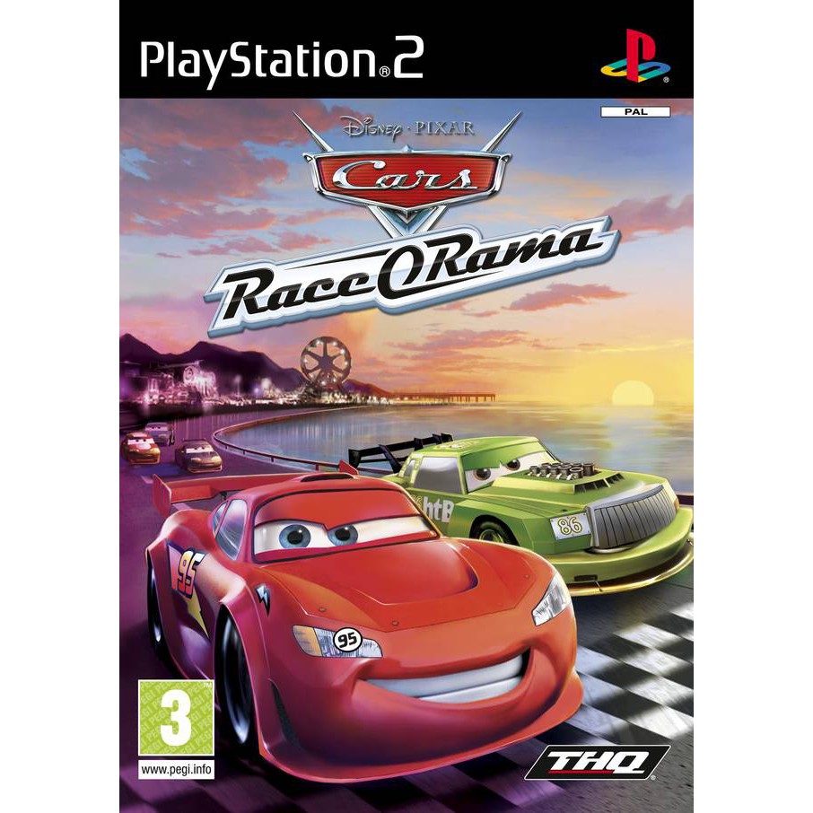 Cars Disney Pixar PlayStation 2 Race O Rama DVD Video Game Animation Racing  2009 752919461808